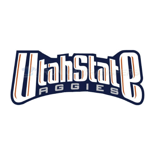 Utah State Aggies Logo T-shirts Iron On Transfers N6744 - Click Image to Close